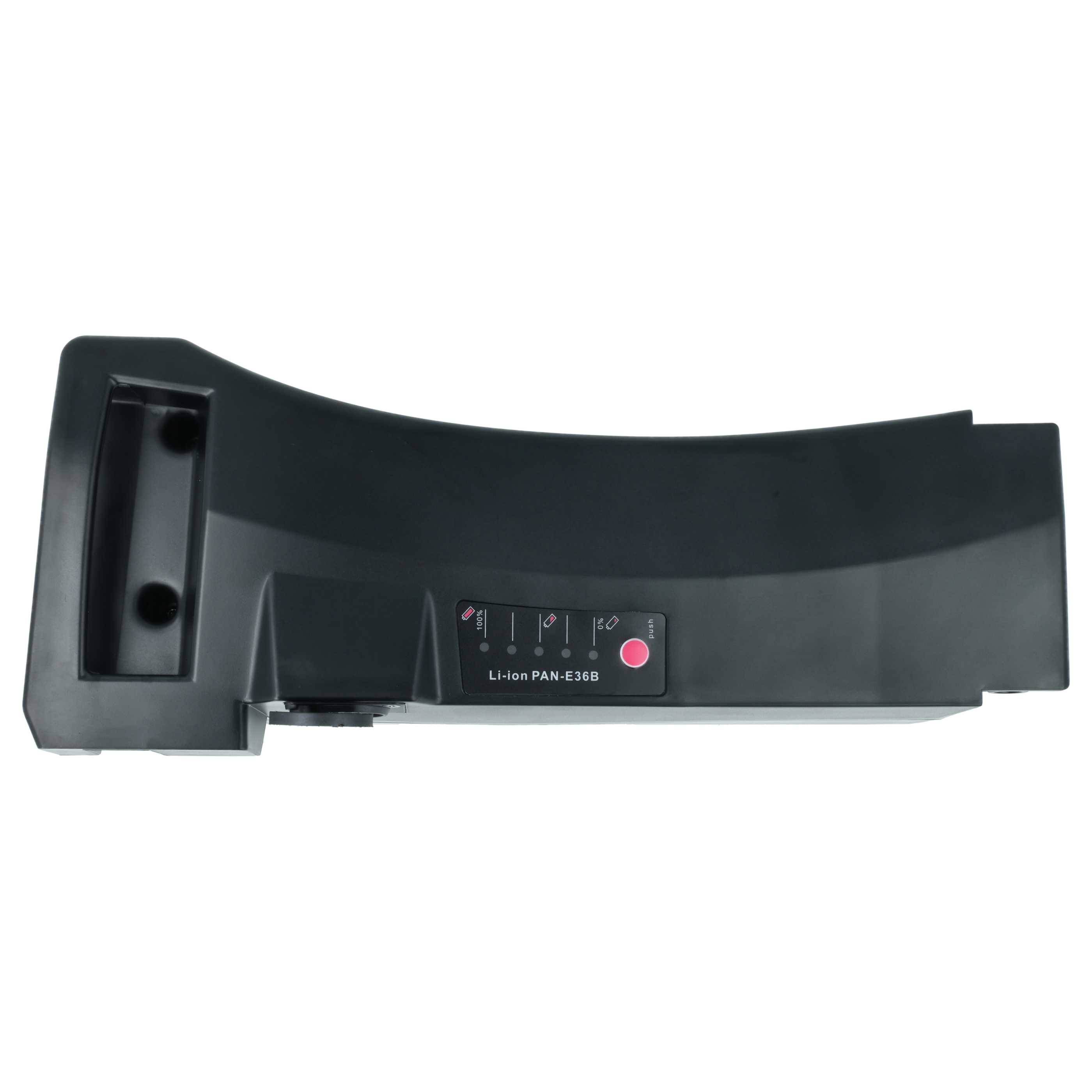 EXTENSILO Akku kompatibel mit Kalkhoff Tasman Classic C8 8-G Nexus, City i8R Roller 8-G Nexus E-Bike (14,5 Ah, 36 V, Li-Ion) - Schwarz