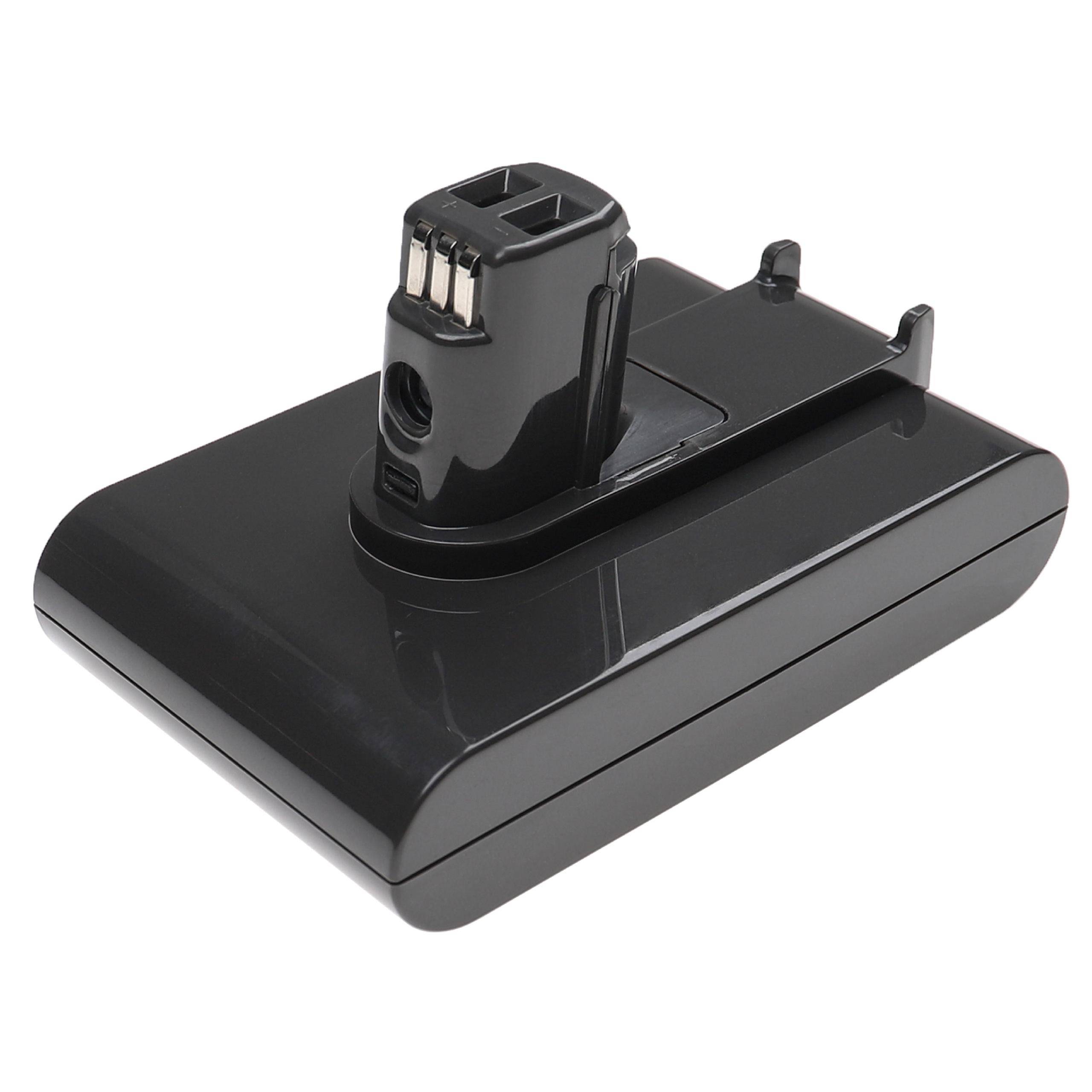 EXTENSILO Akku kompatibel mit Dyson DC30 White, DC35, DC30 Staubsauger Dunkelgrau (2500 mAh, 14,8 V, Li-Ion)