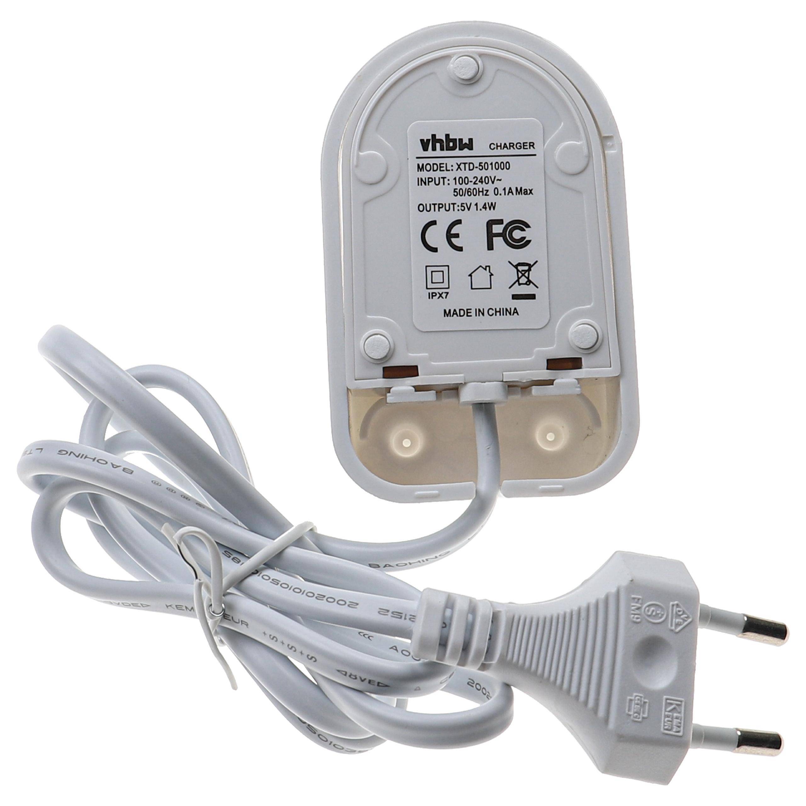 vhbw Ladestation kompatibel mit Philips Sonicare FlexCare Plat. HX9114/37 | HX9112/44, HX9112/13 elektrische Zahnbürste - 94 cm