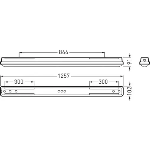 Trilux LED-Feuchtraumleuchte 2310 12 B40 #7922740 Trilux LED-Feuchtraumleuchte 2310 12 B40 #7922740