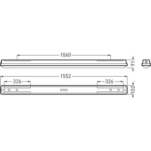 Trilux LED-Feuchtraumleuchte 2310 15B40/ #7922940 Trilux LED-Feuchtraumleuchte 2310 15B40/ #7922940