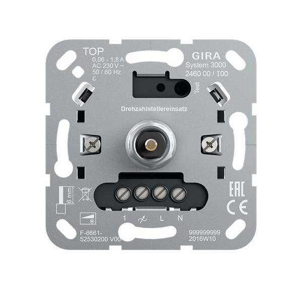Gira Drehzahlstellereinsatz 246000