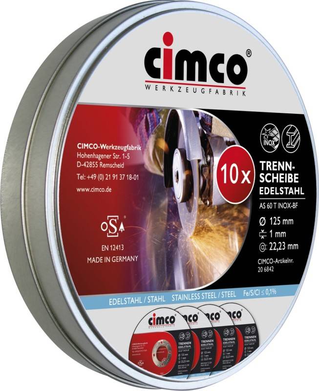 Cimco Trennscheiben EDELSTAHL 206840 (VE10)