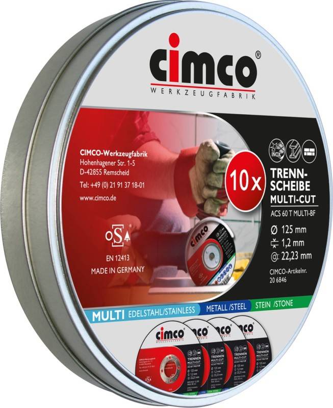 Cimco Trennscheiben MULTI-CUT 206844 (VE10)