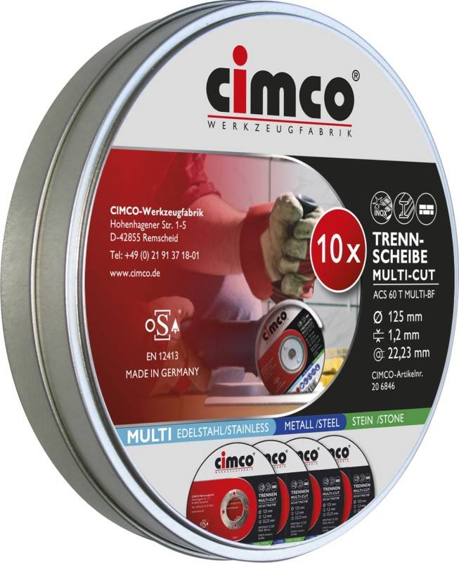 Cimco Trennscheiben MULTI-CUT 206844 (VE10)