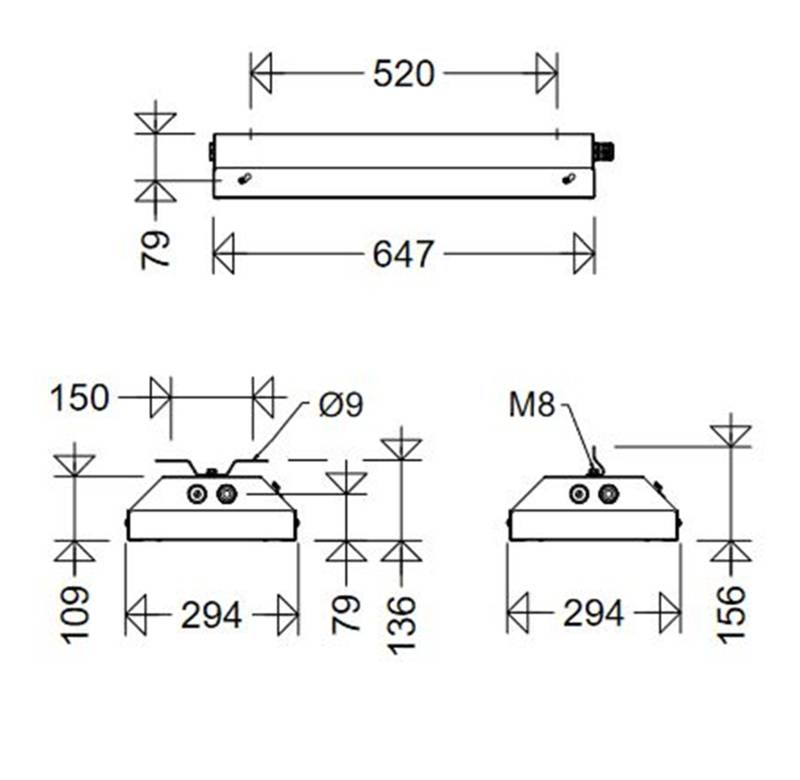 Schuch Licht LED-Stahlblechleuchte 185 06L45 SSK