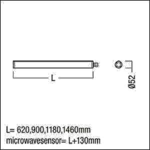 Zumtobel Group LED-Rohrleuchte TLXS2200-830OSLMEVG