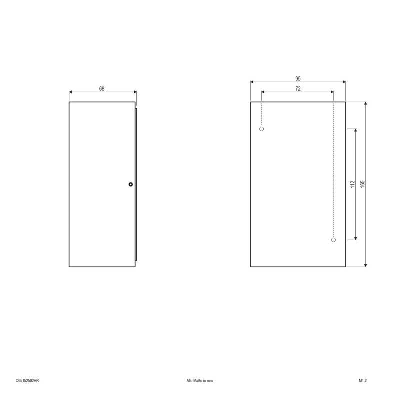 EVN Lichttechnik LED-Wandleuchte IP65 C65152502HR