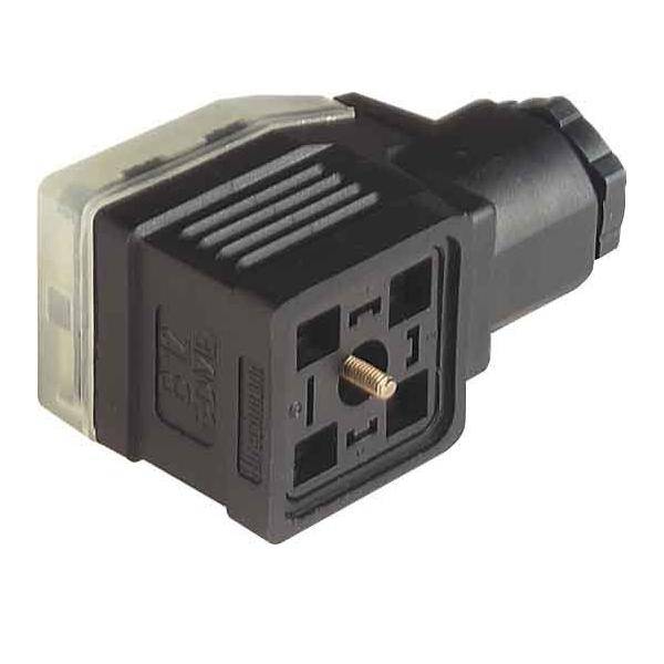 Hirschmann ICON Ventilstecker GDME 3020 sw