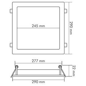 Nobile LED-Panel Flat 1574071512