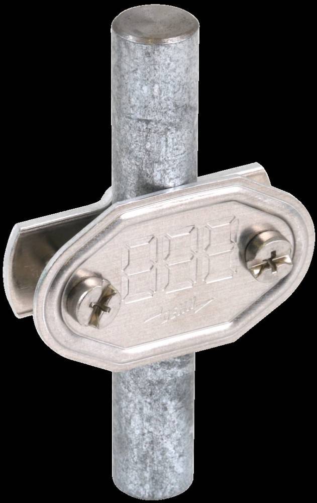 DEHN Nummernschild m. Prägung NS 16 7SEG AL