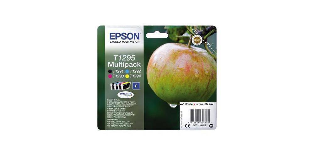 EPSON Tintenpatrone Originalzubehör T1295 ca. 380 Seiten schwarz ca.