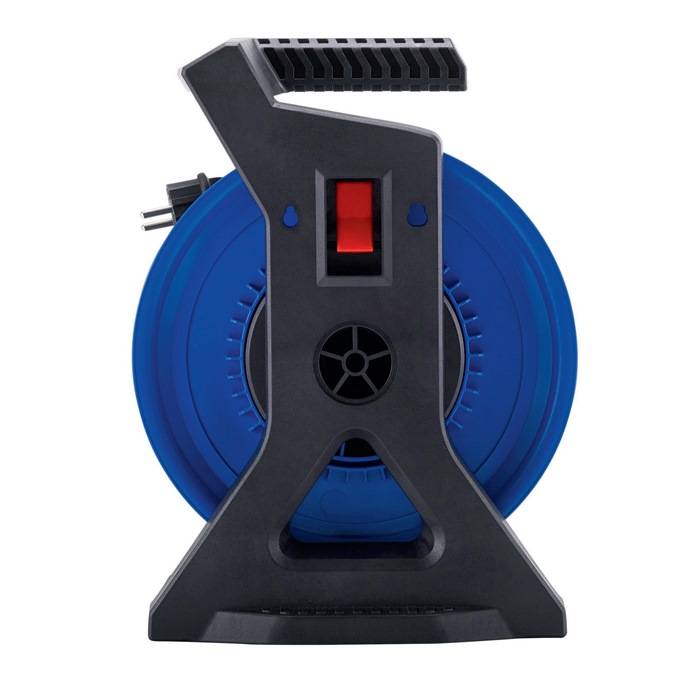 Kabeltrommel 40m H07RN-F 3x1,5mm² 250mm 3 Schutzkon.steckd.Vollkunststoff IP44