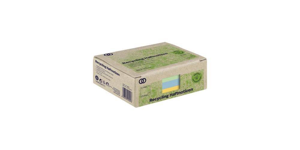 Soennecken Haftnotiz oeco Recycling 125 x 75 mm (B x H) grün gelb