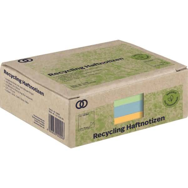Haftnotiz oeco 5868 RC 125x75mm 100 Blatt sortiert 12 Stück