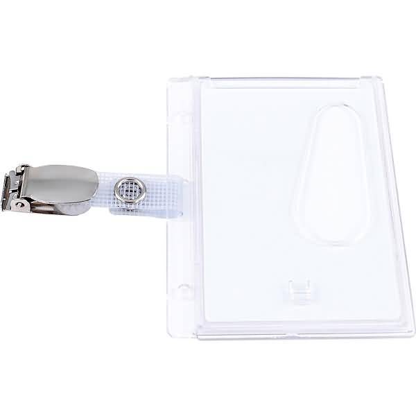 Ersatzclip Namensschild 5523 Metall/Gewebe 25 Stück
