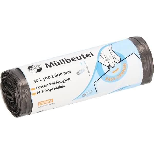 Müllsack 30l 6mic grau 50 Stück