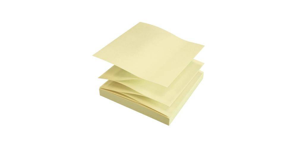 Soennecken Haftnotiz Z-Notes 75 x 75 mm (B x H) gelb 100 Bl./Block 12