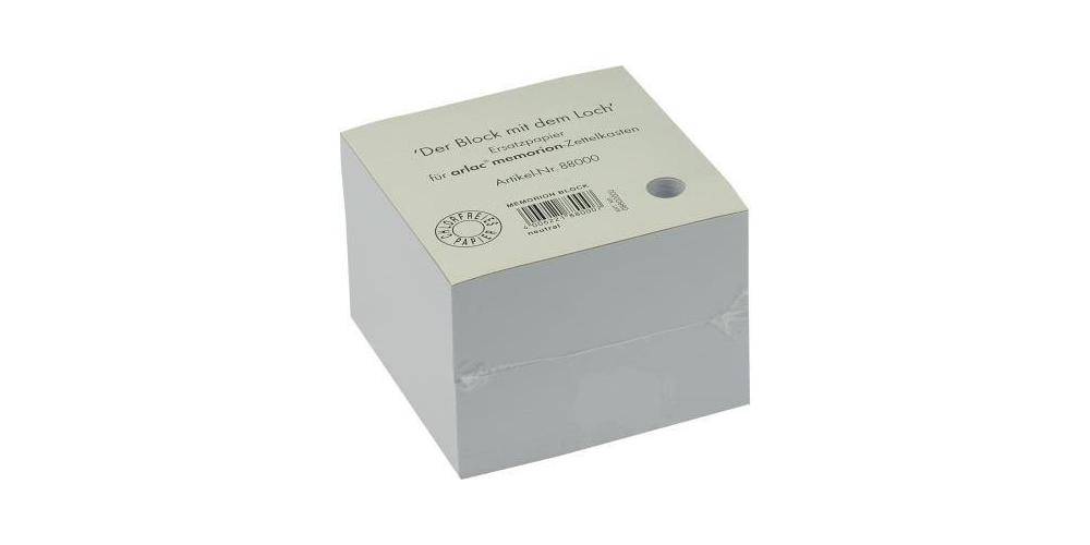 arlac Zettelboxeinlage memorion 10 x 10 cm (B x H) 90g/m wei 600 Bl.