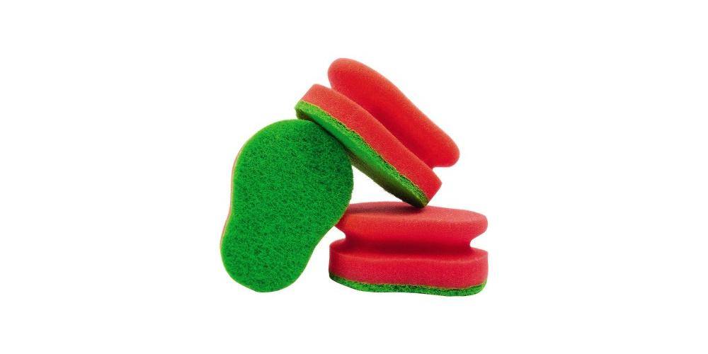 aqualine Reinigungsschwamm Ergo 7 x 4,5 cm (B x H) Schaum Vlies