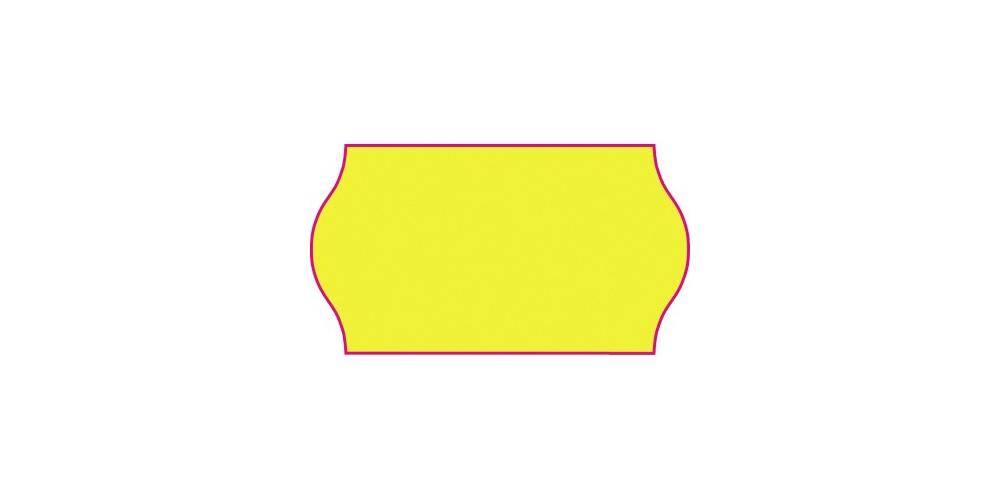 CreenLine Auszeichnungsetikett 26 x 12 mm (B x H) gelb 1.500