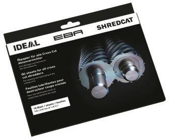 IDEAL Ölpapier 9000631 für Aktenvernichter 18 Bl./Pack.