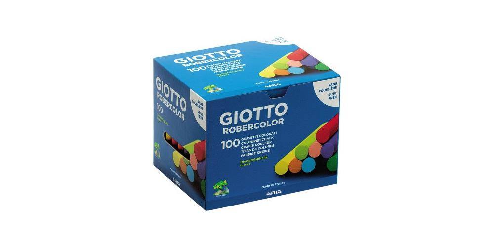 LYRA Tafelkreide GIOTTO Robertcolor ohne Papierhülle farbig sortiert