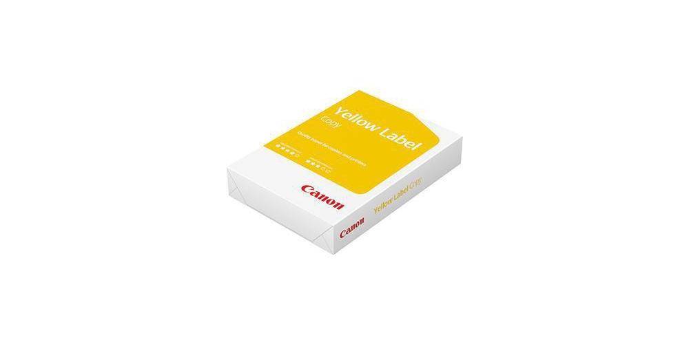 Canon Kopierpapier Yellow Label Copy DIN A4 80g/m wei 500 Bl./Pack.
