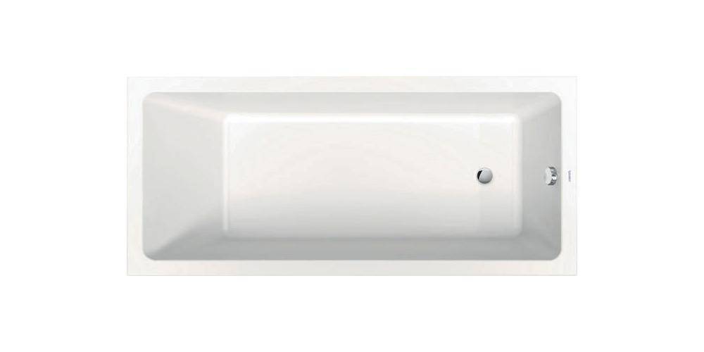 Duravit Badewanne No 1 1 Rückenschrägen weiß 1800x800mm weiß 1800 x