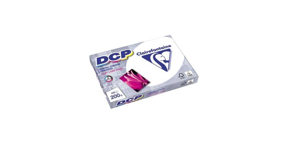Clairefontaine Farblaserpapier DCP DIN A4 200g/m² hochweiß 250