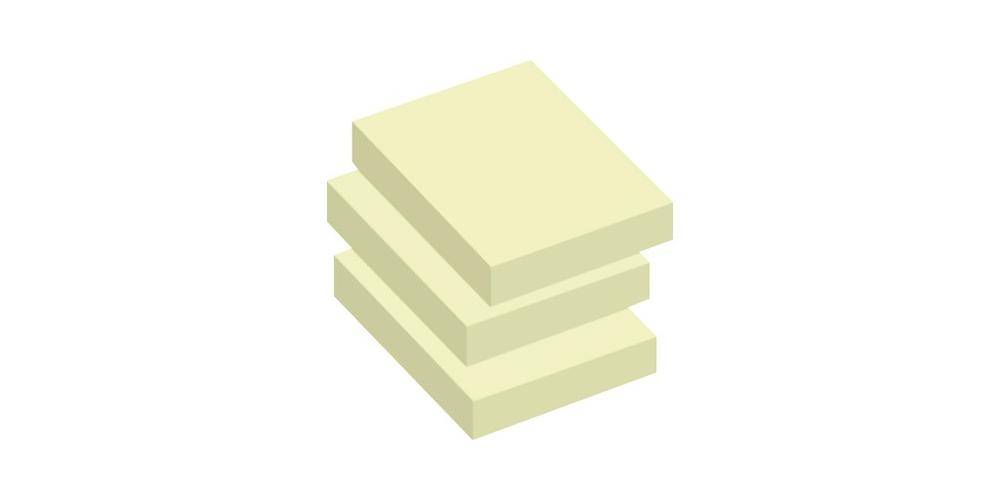 Soennecken Haftnotiz Powernotes 50 x 40 mm (B x H) gelb 100 Bl./Block