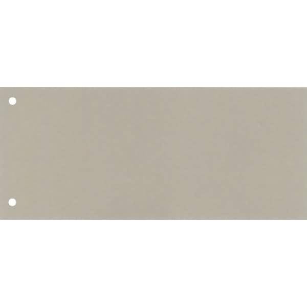 Trennstreifen 10,5x24cm Karton grau 100 Stück