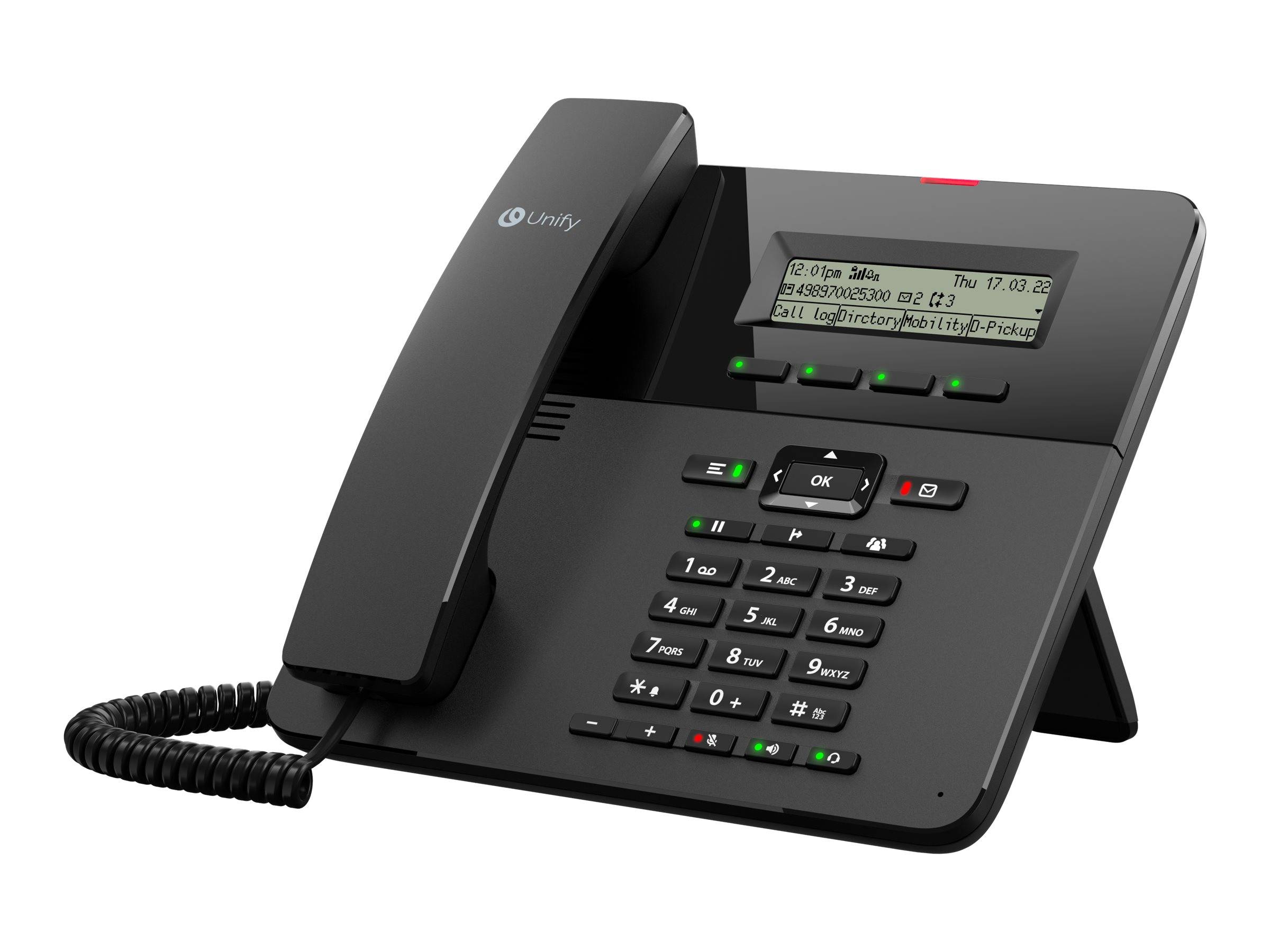 OpenScape Desk Phone CP210 mit HFA-Software integriert
