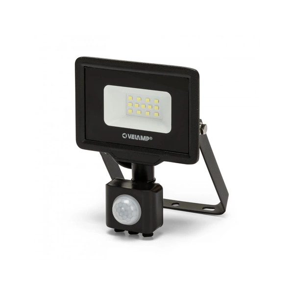 Velamp PADLIGHT5, 10W IP44 SMD LED Strahler, schwarz 6500K. Mit IR Velamp PADLIGHT5, 10W IP44 SMD LED Strahler, schwarz 6500K. Mit IR