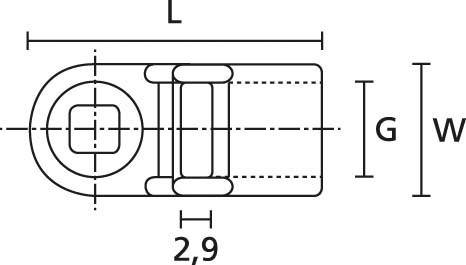HellermannTyton Befestigung SBH1-PA66-BK