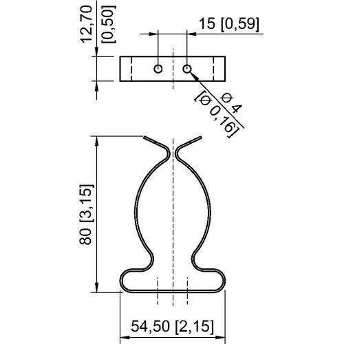 Stahl Geräteschelle 120535