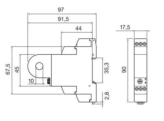 Eberle Controls Lastabwurfrelais MI 20