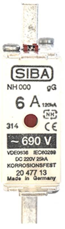 Siba NH-Sicherungseinsatz 2047713.40