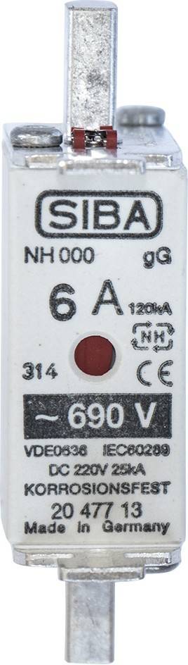 Siba NH-Sicherungseinsatz 2047713.6