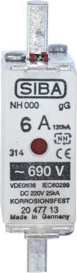 Siba NH-Sicherungseinsatz 2047713.20