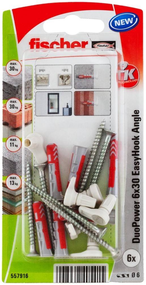 Fischer Deutschl. Haken EasyHook DuoPower 557916