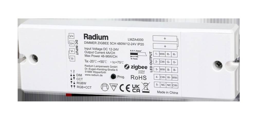Radium Lampenwerk Dimmer für Ansteuerung LMZA4000