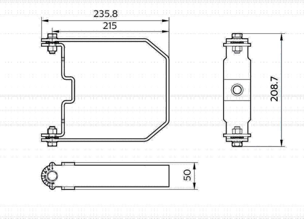 Philips Lighting Befestigungsbügel BY100Z BR L215