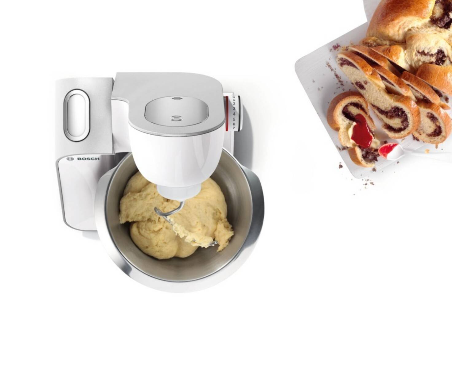 Bosch SDA Küchenmaschine MUM58231 ws/si