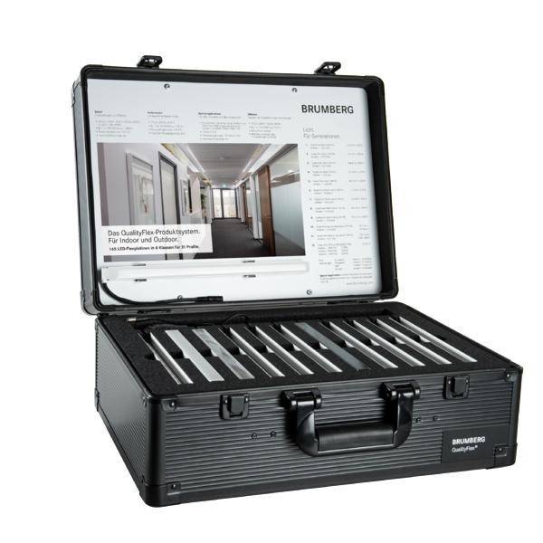 Brumberg Leuchten Musterkoffer QualityFlex 91487