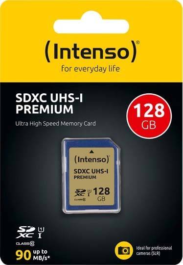 6 Stück Intenso SDXC-Card 128GB INTENSO 3421491