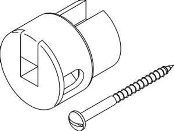 Pollmann Lampen-Kabelträger KT 81 sw