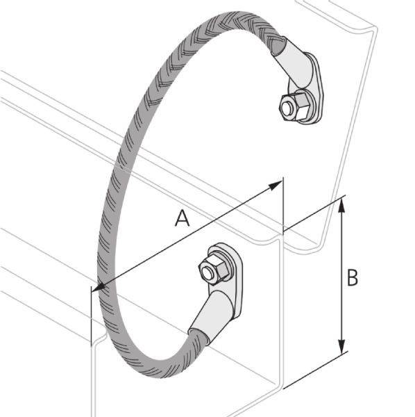 25 Stk. Pflitsch Sicherungskordel BSK 130