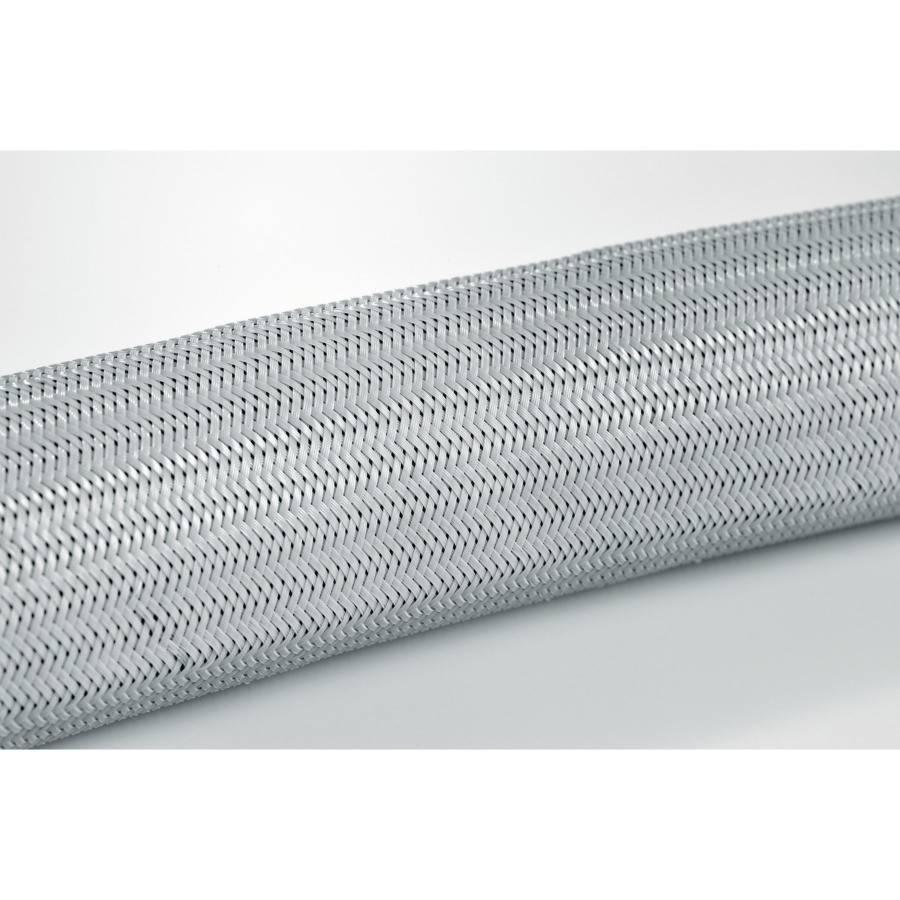 HellermannTyton Polyamid Geflechtschlauch HEGT08-N66-GY-C4