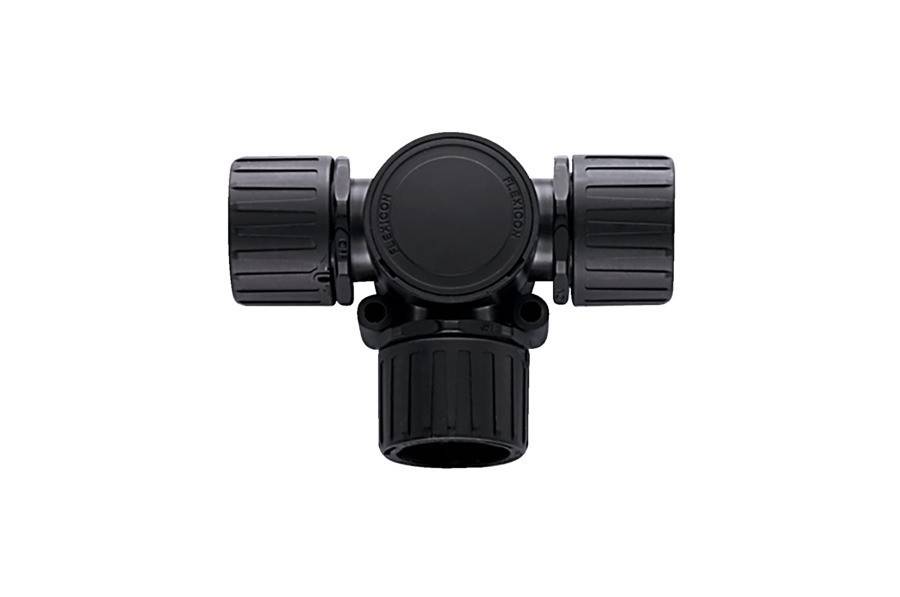 HellermannTyton Kunststoffverschraubung HG16-T-PA66-BK (5)